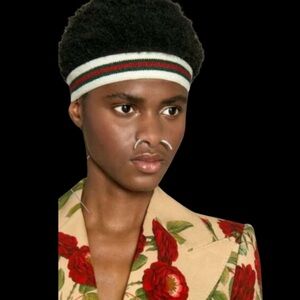 Gucci  Headband with red and Green Stripes One Size